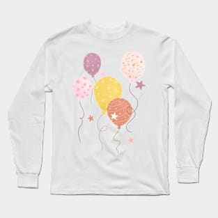 Birthday Balloons Long Sleeve T-Shirt